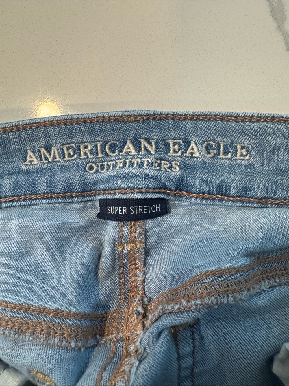 American Eagle Outfitters Light Blue Super Stretch Jeggings